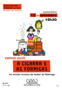 A Cigarra e as Formigas: Teatro Infantil na Casa da Achada
