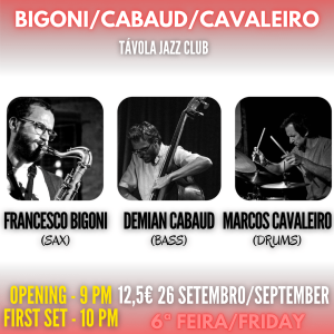 Bigoni Cabaud Cavaleiro Live Jazz no Távola Jazz Club