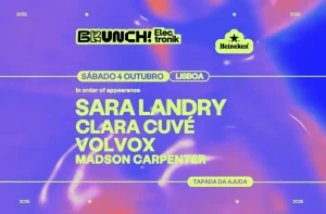 Brunch Electronik Lisboa 2025 #8 – Sara Landry, Clara Cuvé, Volvox, Madson Carpenter
