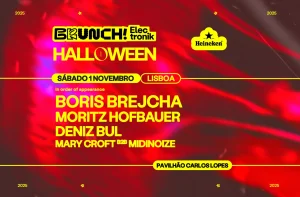 Brunch Electronik Lisboa 2025: Halloween Special Party com Boris Brejcha e Moritz Hofbauer