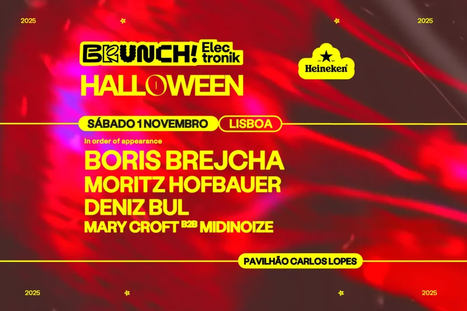 Brunch Electronik Lisboa 2025: Halloween Special Party com Boris Brejcha e Moritz Hofbauer