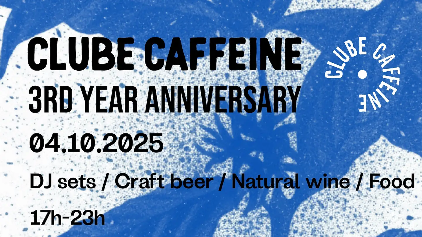 Clube Caffeine celebra 3º aniversário no Prisma Estúdio Lisboa
