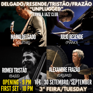 Delgado Resende Tristão Frazão Unplugged – Live Jazz