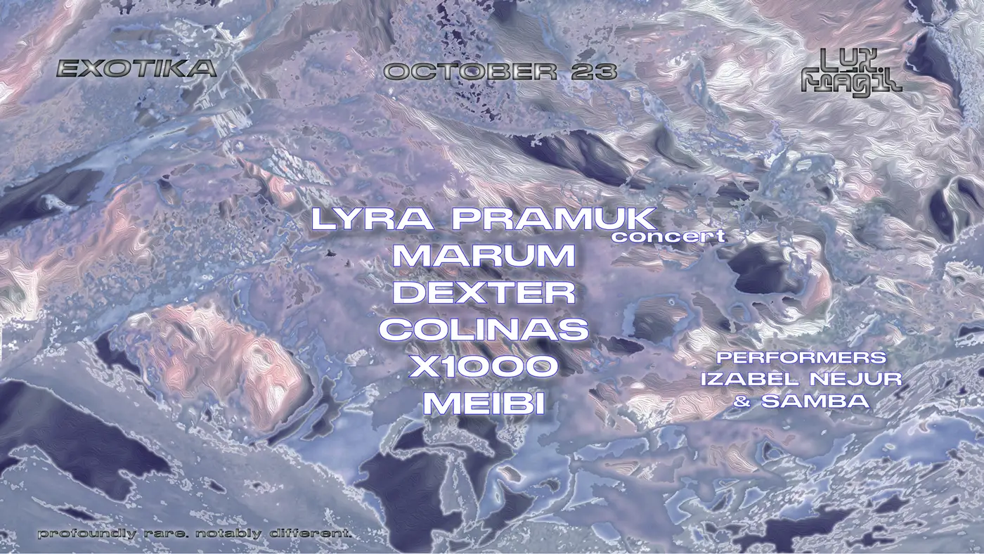 Exotika regressa ao Lux Fragil com Lyra Pramuk e Meibi 🎶✨