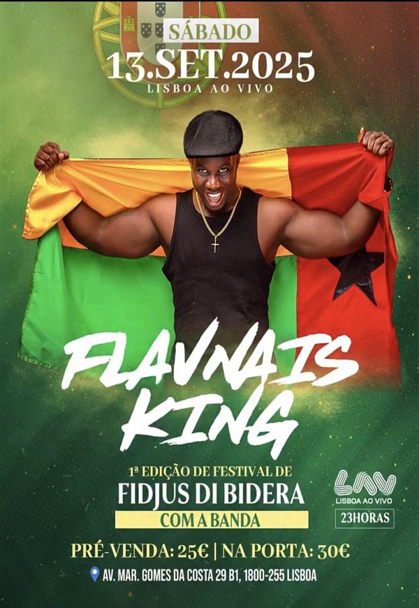 Flavnais King anima a 1ª edição do Festival Fidjus di Bidera