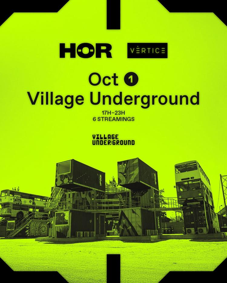 HÖR x Vértice — Lisbon Weekender no Village Underground Lisboa