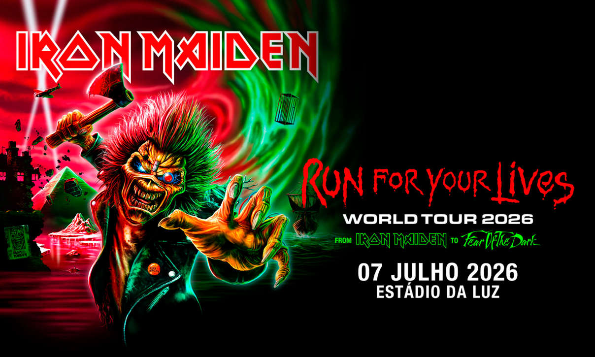 Iron Maiden no Estádio da Luz em 2026