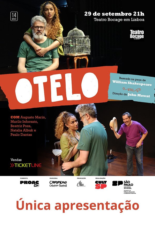 Otelo – Uma Tragicomédia | Teatro Bocage