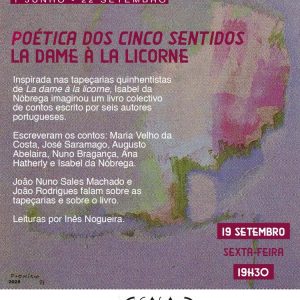 Poética dos cinco sentidos - La dame à la licorne