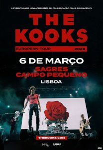THE KOOKS | EUROPEAN TOUR 2026 - Sagres Campo Pequeno