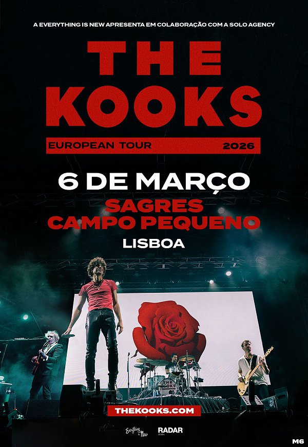 THE KOOKS | EUROPEAN TOUR 2026 - Sagres Campo Pequeno