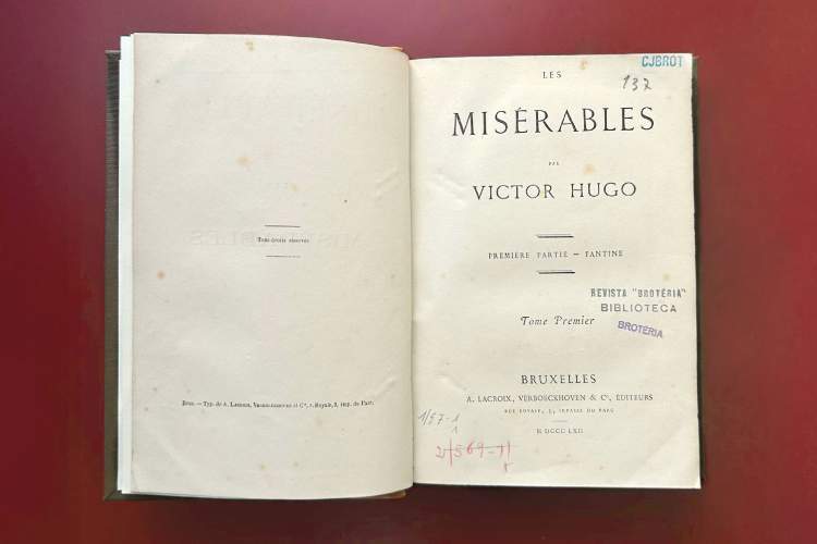 Victor Hugo e Les Misérables na Brotéria: Conversa sobre a 1ª edição do clássico