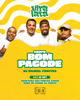 Vira-Lata com Grupo Bom Pagode agita o SOLO CLUB em Cascais
