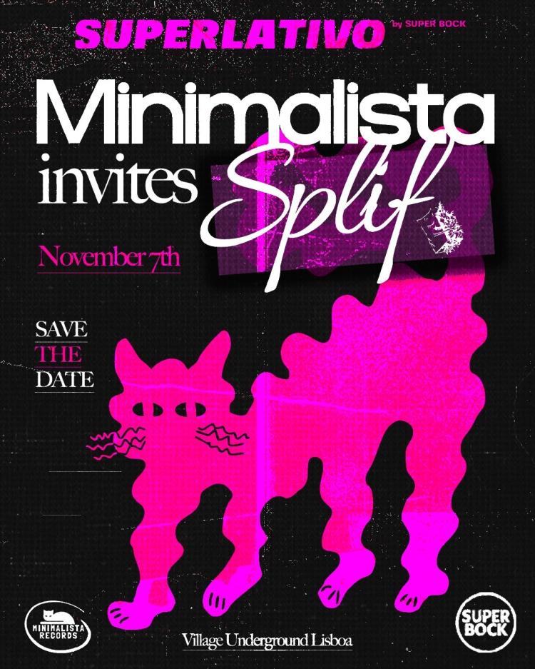 SUPERLATIVO by Super Bock: Minimalista convida Splif para noite de música no Village Underground Lisboa ð Data: Sexta e Sábado, 7 e 8 de Novembro 2025 ⏰ Horário: 00h00 às 06h00 ð Local: Village Underground Lisboa, Avenida da Índia nº 52 – Lisboa ð¶ Entrada: Grátis Descrição do evento: A festa SUPERLATIVO by Super Bock regressa ao Village Underground Lisboa, com Minimalista a convidar Splif para uma noite de música eletrónica e diversão sem limites. Prepare-se para dançar até ao amanhecer num espaço urbano icónico, marcado por energia, criatividade e boa vibração.
