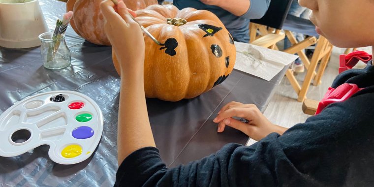 Atelier “Pintura de Abóboras de Halloween”