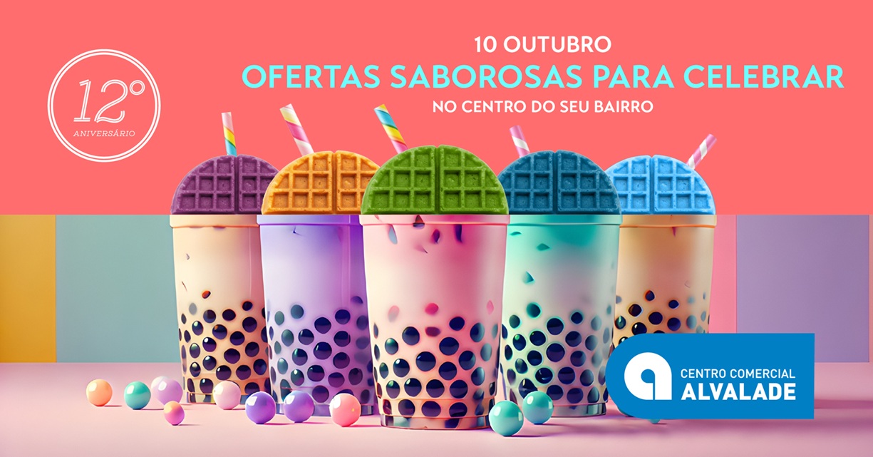 Celebrar 12 anos de histórias e encontros no Centro Comercial de Alvalade