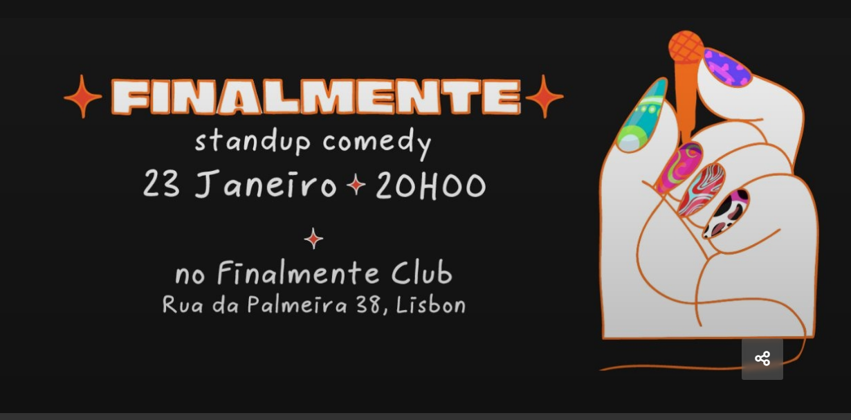 FINALMENTE STAND UP EM PORTUGUÊS