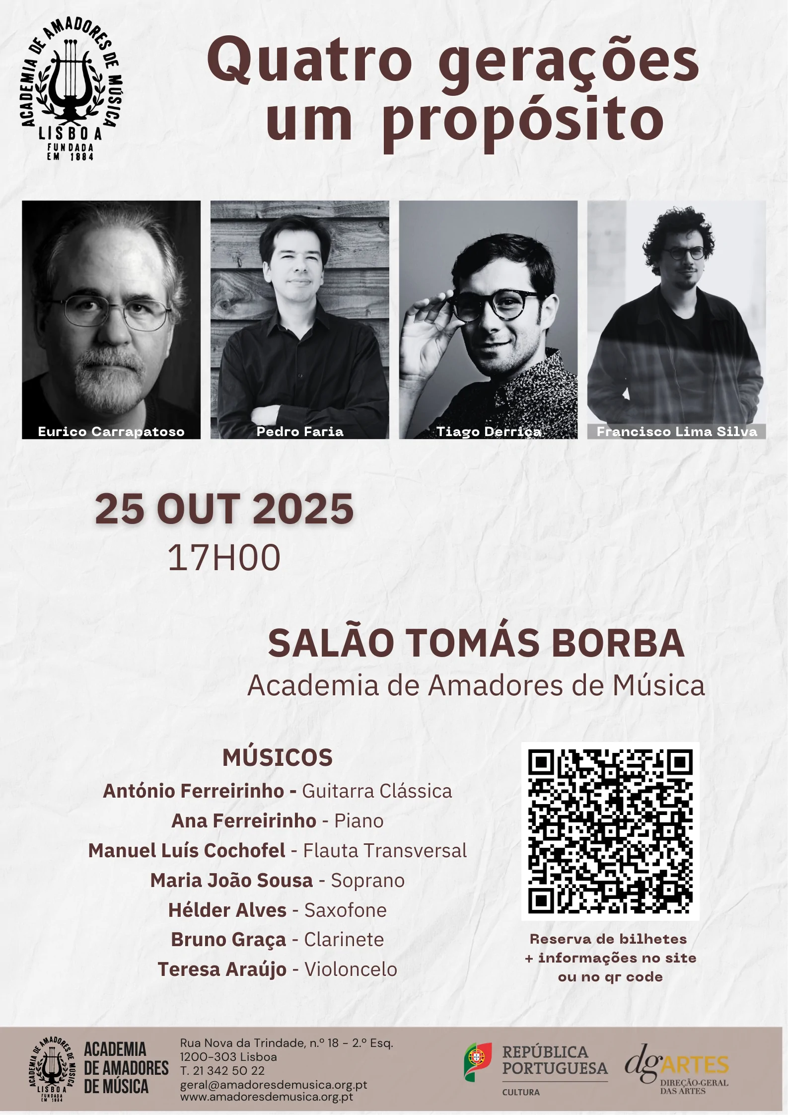 Concerto - Quatro gerações, Um propósito