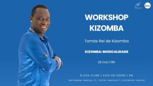 Danças no B.Leza - Kizomba - Musicalidade com Tomás, Rei de Kizomba