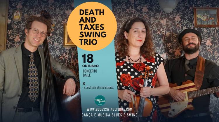 Death and Taxes Swing Trio ao vivo no Misturado