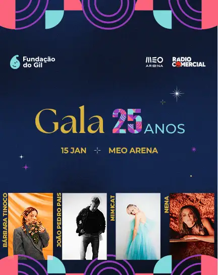 Gala 25 anos da Fundação do Gil celebra histórias e transforma vidas no MEO Arena
