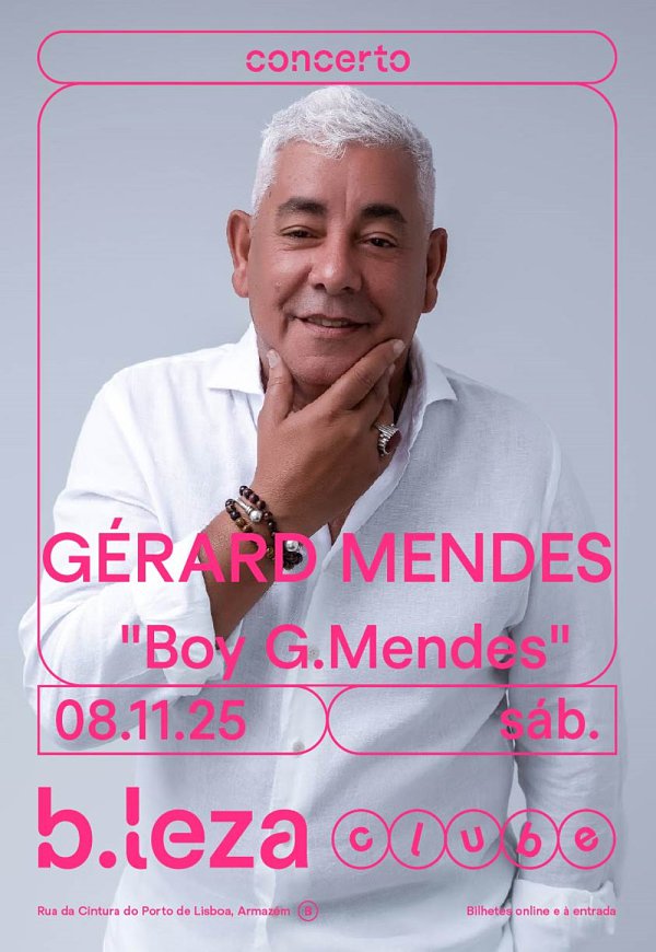 Gerard Mendes “Boy Gê Mendes” regressa a Lisboa
