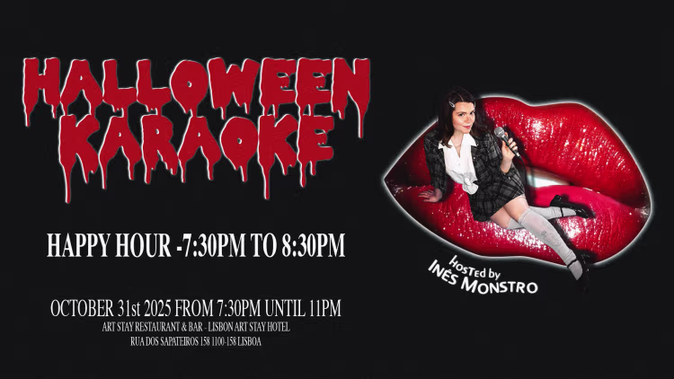 Halloween Karaoke em Lisboa com Inês Monstro