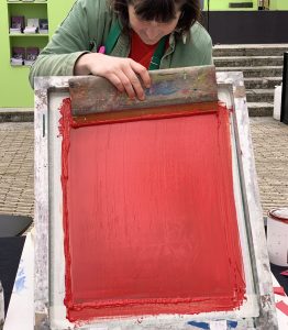 Manifestação de Afeto — Oficina de Serigrafia