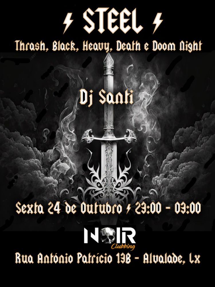 Noir Clubbing recebe noite de metal extremo com STEEL