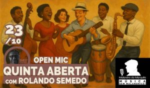 Quinta Aberta – Jam Sessions / Open Mic com Rolando Semedo