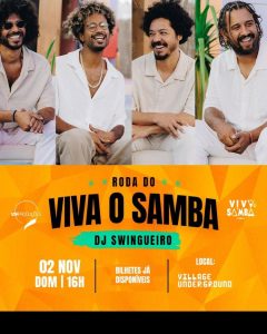 Roda do Viva o Samba em Lisboa: DJ Swingueiro anima Village Underground
