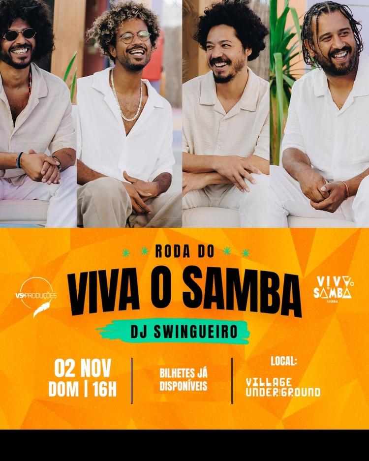 Roda do Viva o Samba em Lisboa: DJ Swingueiro anima Village Underground