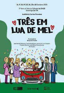 TRÊS EM LUA DE MEL - Teatro