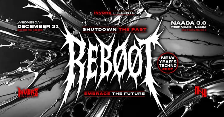 Invdrs apresenta Rebøøt New Year Fest com 17h de música nonstop