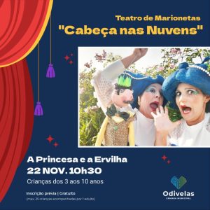 “A Princesa e a Ervilha” ganha vida em marionetas na Biblioteca Municipal D. Dinis
