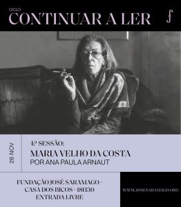 «Continuar a Ler»: Ana Paula Arnaut sobre a obra de Maria Velho da Costa