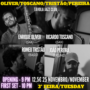 Oliver/Toscano/Tristão/Pereira - Live Jazz no Távola Jazz Club