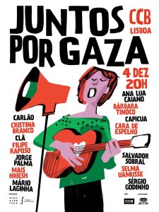 Juntos Por Gaza — Concerto Solidário Reúne Grandes Nomes da Música Portuguesa no CCB