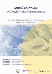 André Carvalho apresenta novo disco ao vivo no CCB dia 21 de Dezembro