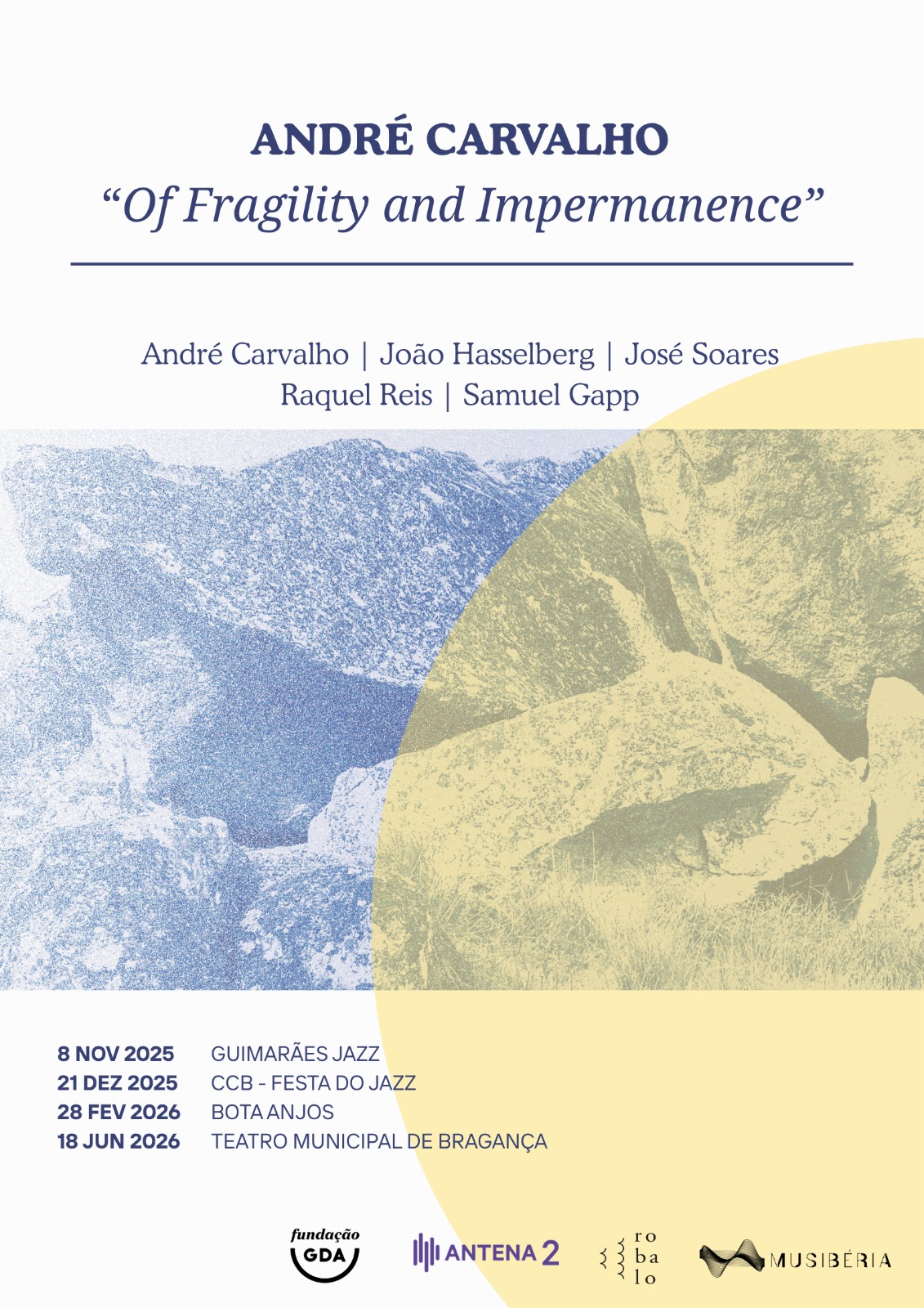 André Carvalho apresenta novo disco ao vivo no CCB dia 21 de Dezembro