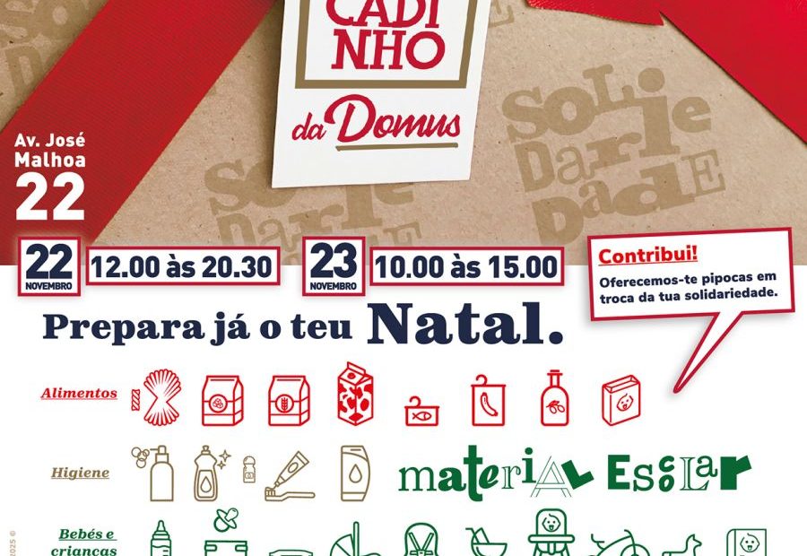 Mercadinho Domus promove Degustação de Natal solidária com vinhos, enchidos e queijo em Lisboa