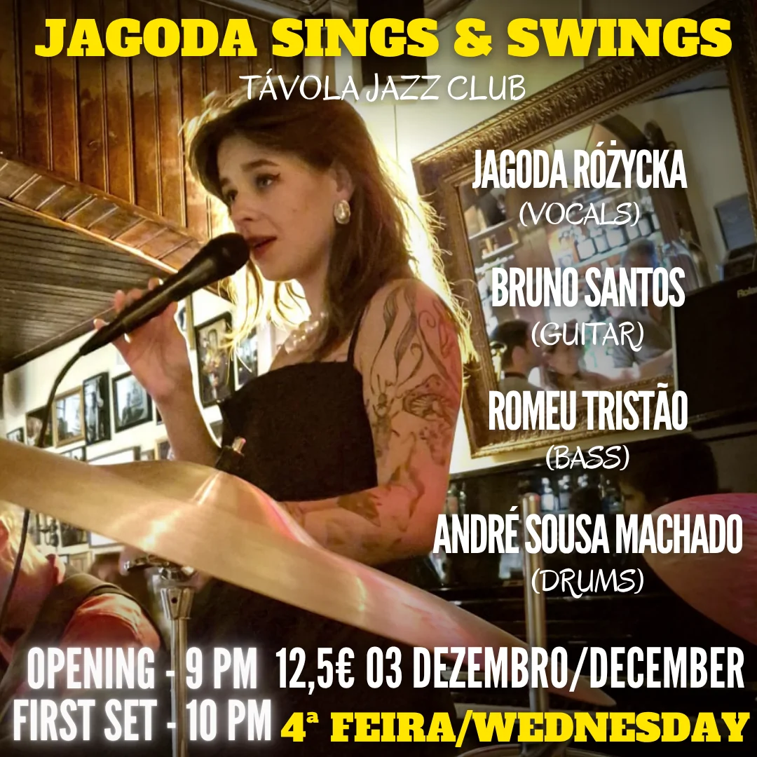 Jagoda Sings & Swings - Live Jazz no Távola Jazz Club