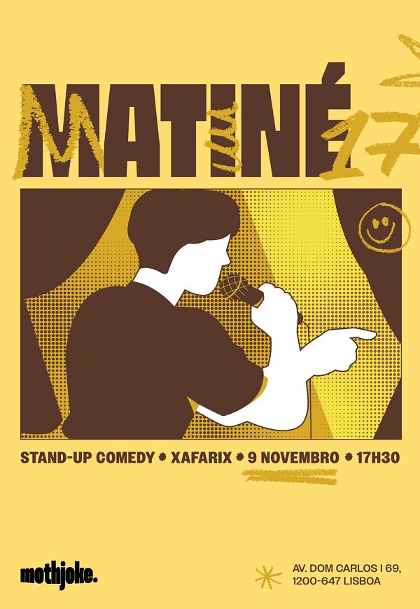 Matiné 17 – Stand Up Comedy no Xafarix