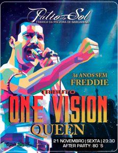 One Vision celebra os 34 anos de Freddie Mercury com tributo aos Queen no Pátio do Sol