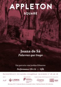 Joana de Sá: Palavras que trago