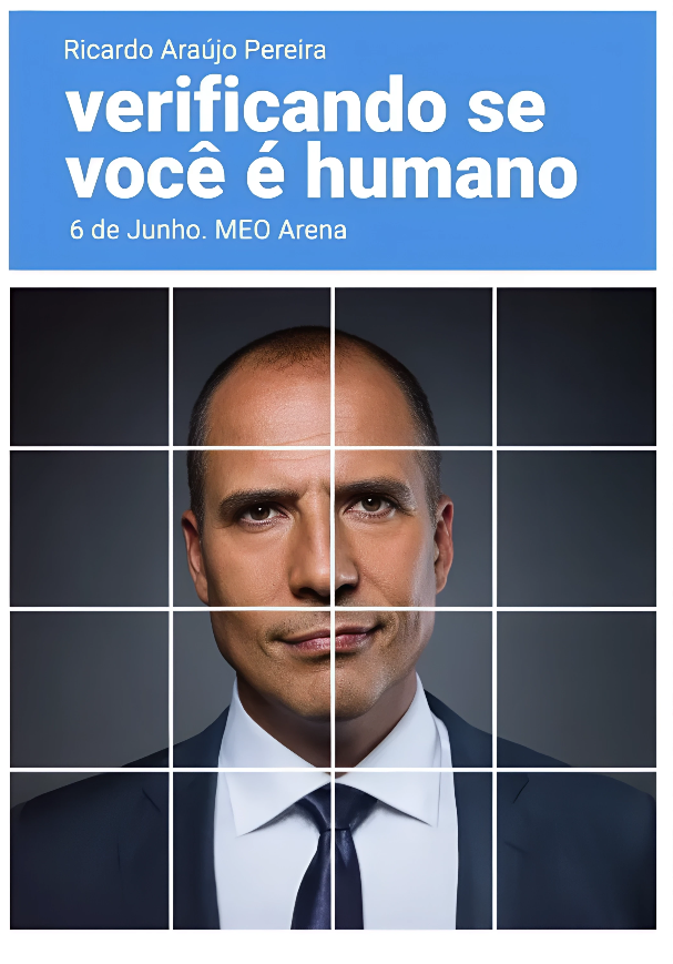 Ricardo Araújo Pereira estreia espetáculo a solo “Verificando se você é humano” no MEO Arena