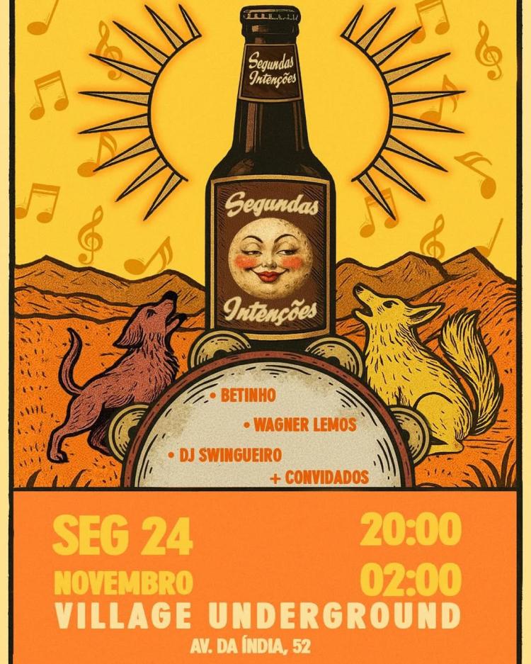 Segundas Intenções - Noite de Clubbing e Dança