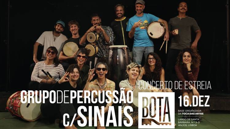 Grupo de Percussão com Sinais | Concerto de Estreia