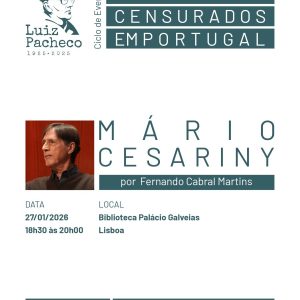 Obras e Autores Censurados em Portugal TER27Janeiro2026 Obras e Autores Censurados em Portugal