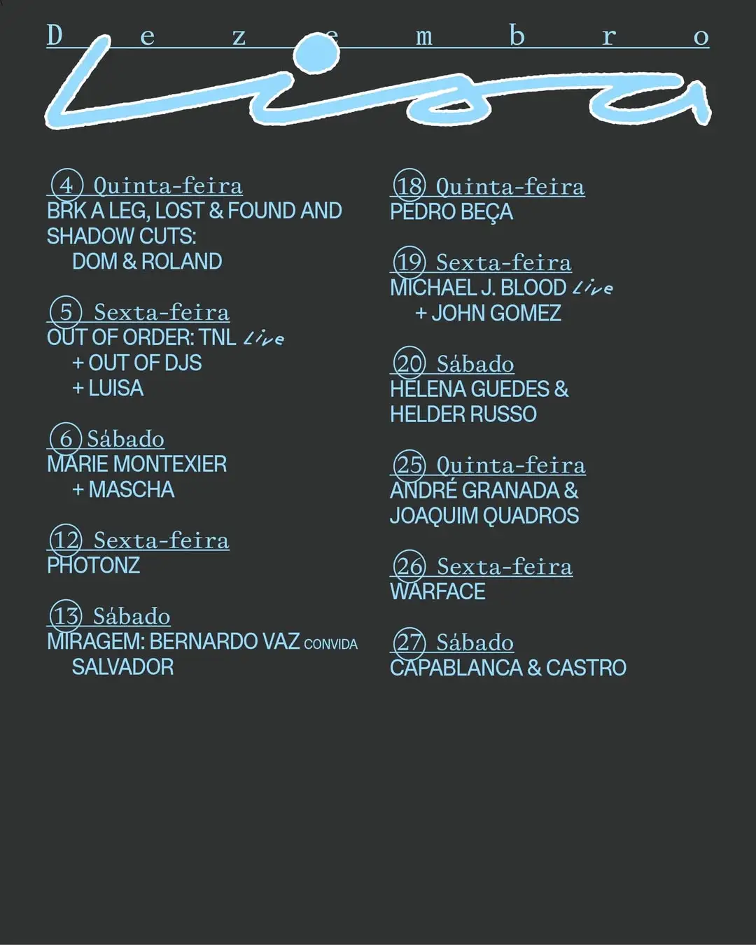 LISA: MIRAGEM w/ Bernardo Vaz & Salvador